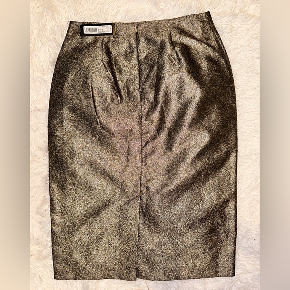 NWT Gold glitter pencil skirt - Picture 4 of 7